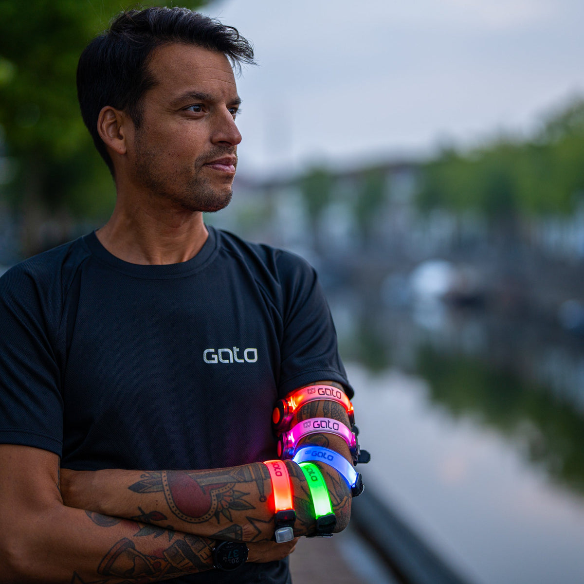 NEON LED ARMBAND (GREEN)