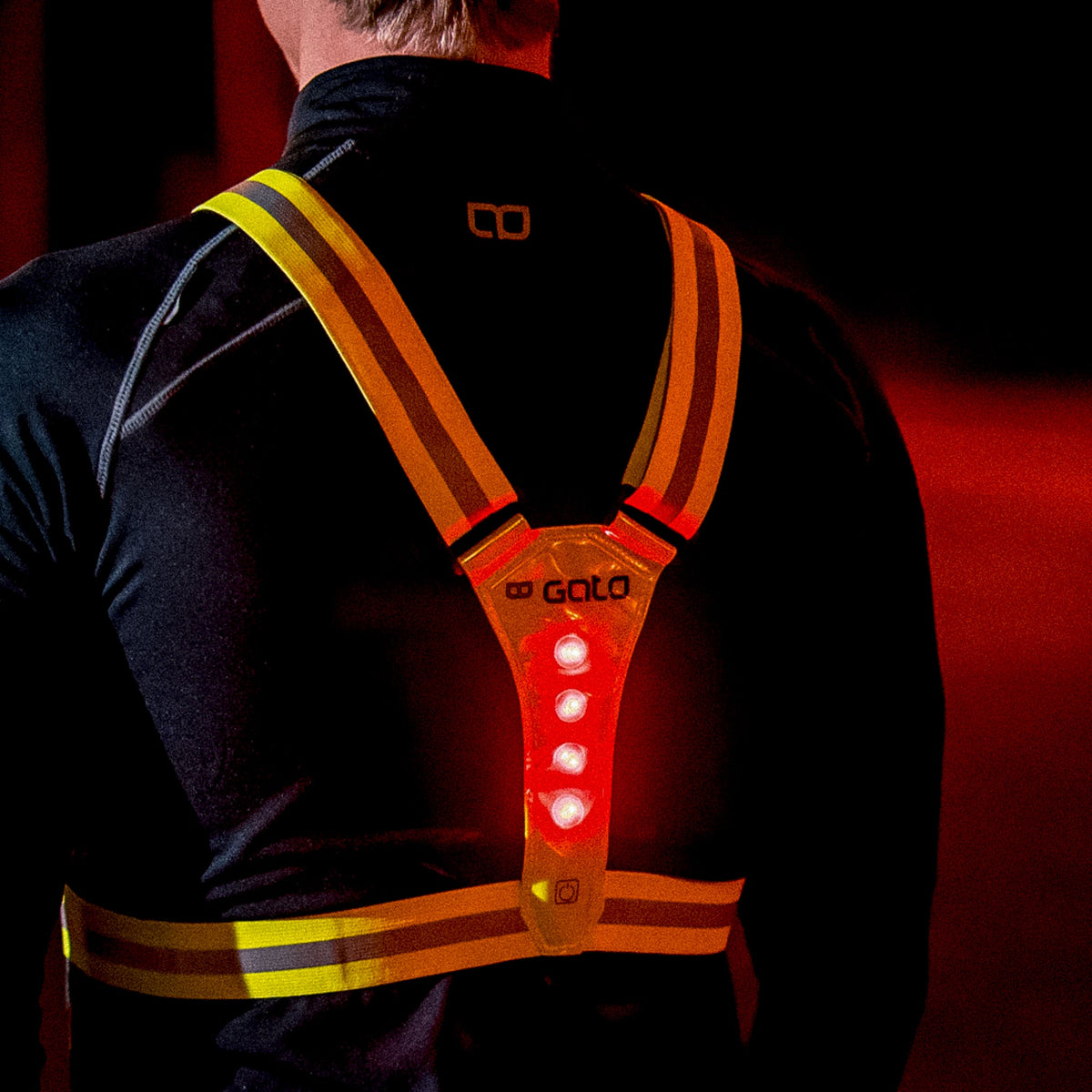 LED helkurvest Safer / Kollane