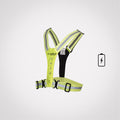 LED USB-laetav helkurvest Sport / Kollane