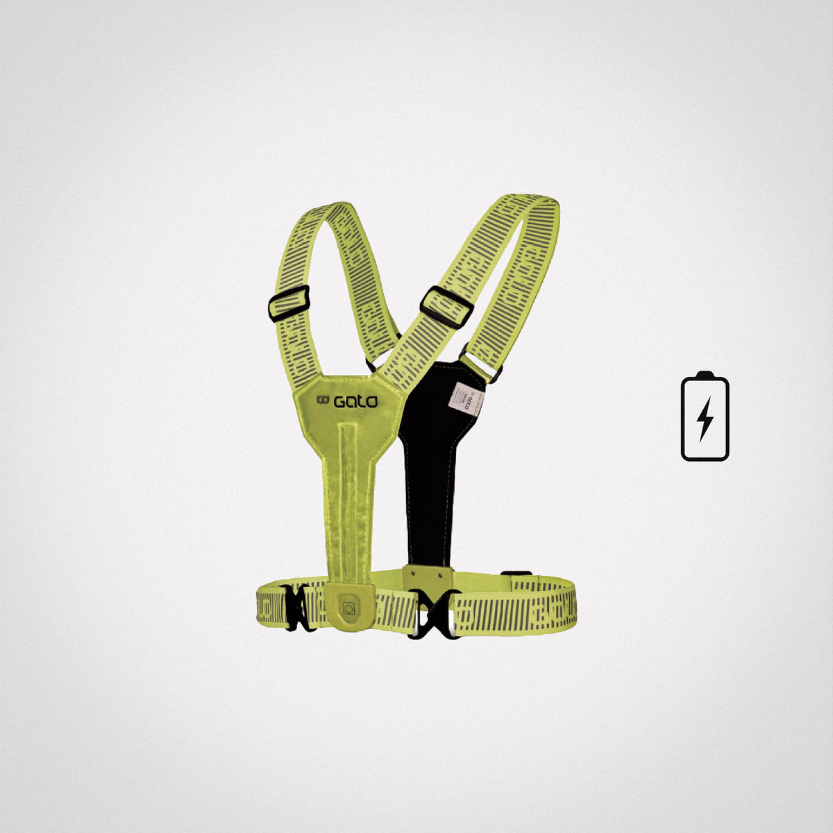 LED USB-laetav helkurvest Ultra / Kollane