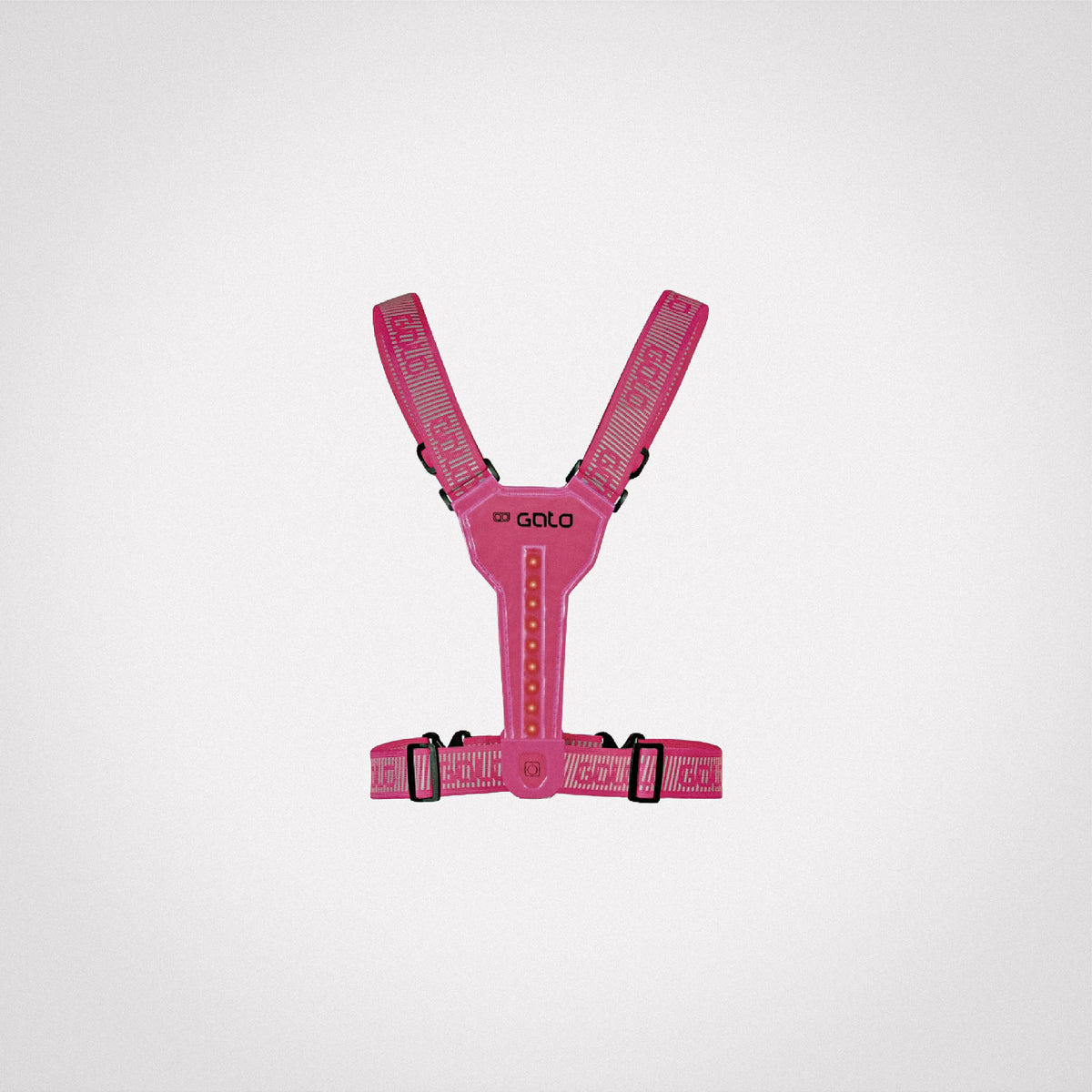 LED USB-laetav helkurvest Ultra / Roosa