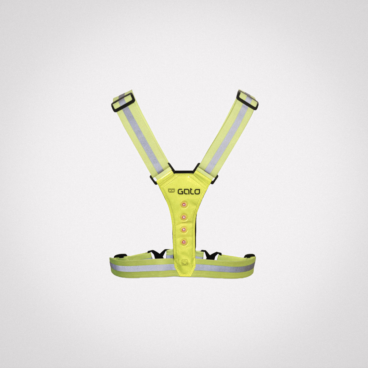 LED USB-laetav helkurvest Sport / Kollane