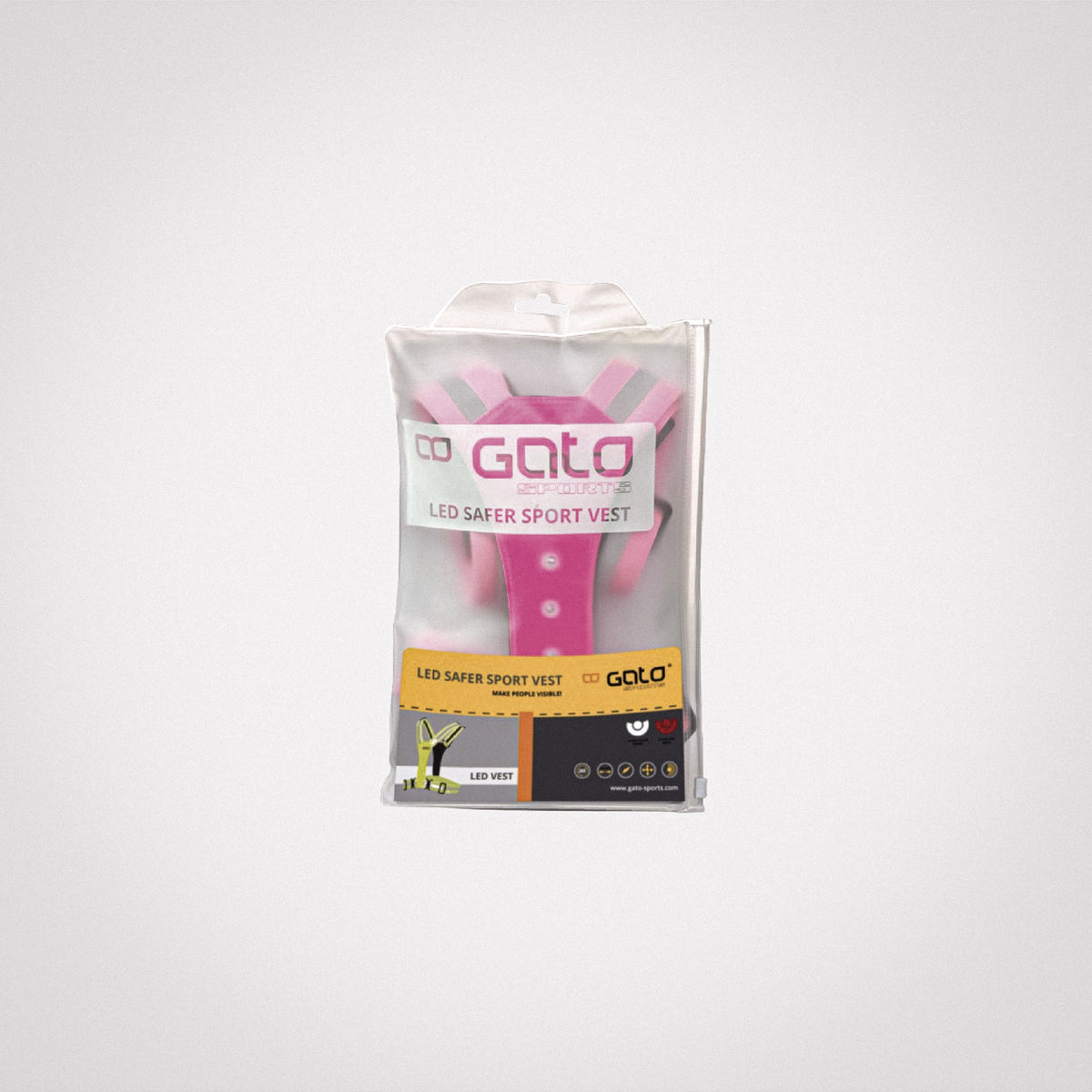 LED SAFER SPORT VEST / PINK